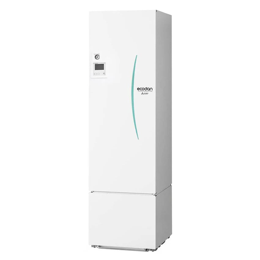 Mitsubishi ECODAN MULTI COMFORT R32 sistema per raffrescamento, riscaldamento e acqua calda sanitaria HYDROTANK SMALL 300 l | unità esterna 7.5 kW | unità interne canalizzabile 18000, a parete 5000 e a pavimento 9000