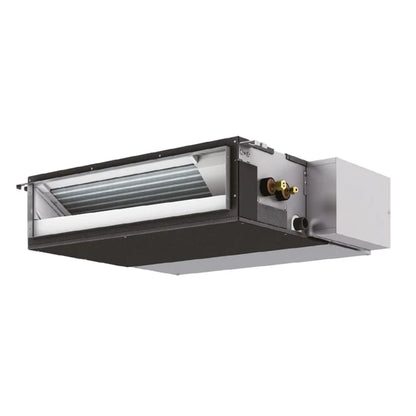 Mitsubishi ECODAN MULTI COMFORT R32 sistema per raffrescamento, riscaldamento e acqua calda sanitaria HYDROTANK SMALL 300 l | unità esterna 7.5 kW | unità interne canalizzabile 18000, a parete 5000 e a pavimento 9000