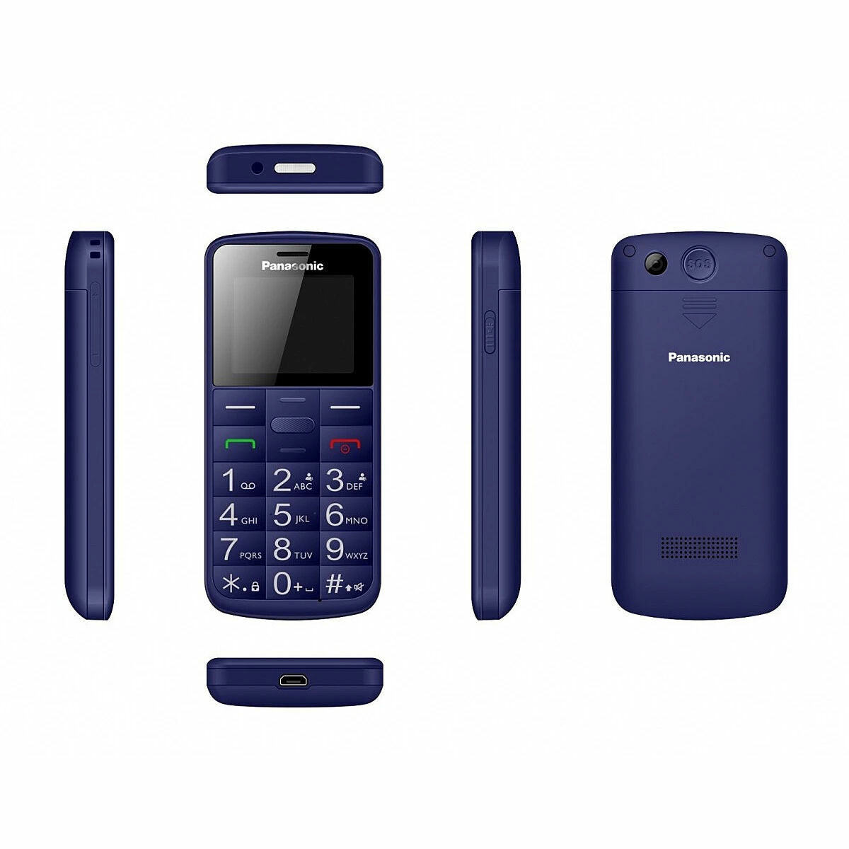 Cellulare per anziani Panasonic KX-TU110 Azzurro