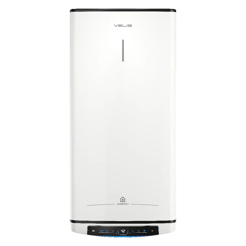 Ariston VELIS PRO DRY WI-FI 50 Scaldacqua elettrico murale doppio serbatoio ad accumulo, ultracompatto multiposizione, dotato di Wi-Fi e resistenza a secco 3100908