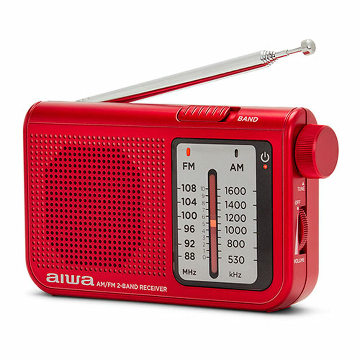 Radio Portatile Aiwa AM/FM Rosso