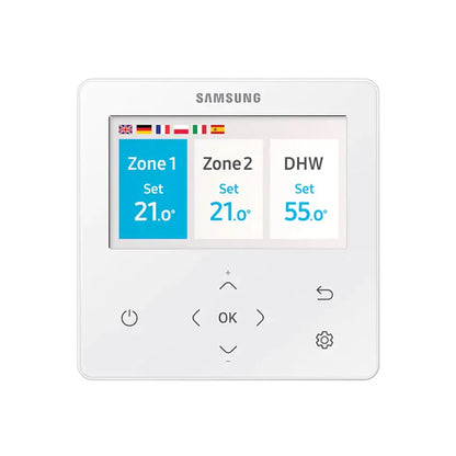 Samsung EHS MONO R32 Sistema integrato composto da pompa di calore Inverter 5 kW e sistema ClimateHub 200 litri per riscaldamento, raffrescamento e produzione ACS
