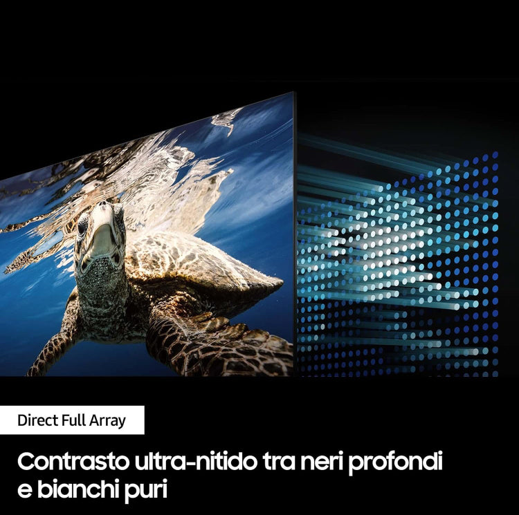 SAMSUNG Smart TV 65 Pollici 4K Ultra HD Display QLED Crystal Tizen - QE65Q80CAT Series 8